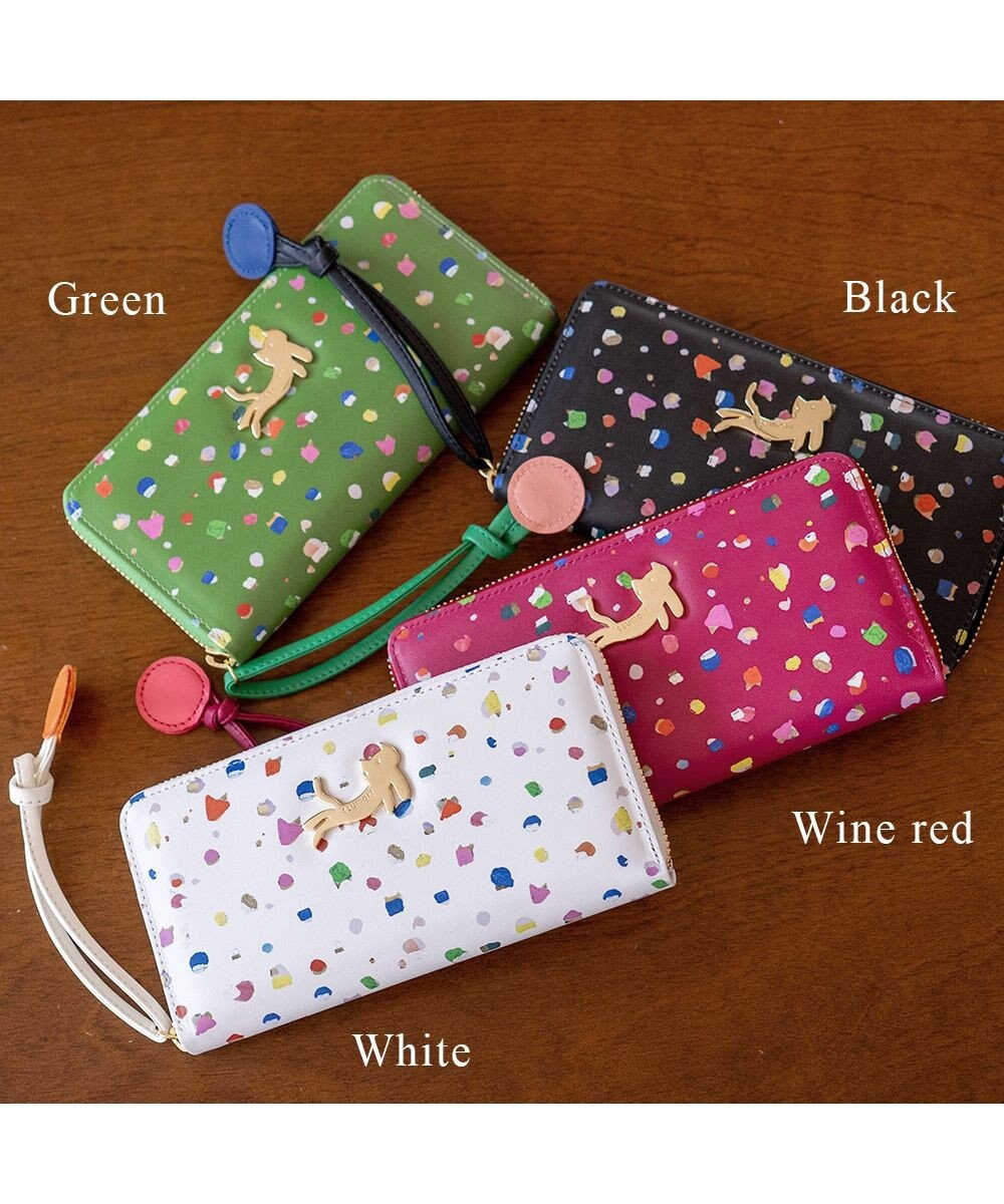tsumori chisato CARRY てんてん ラウンドファスナー長財布 