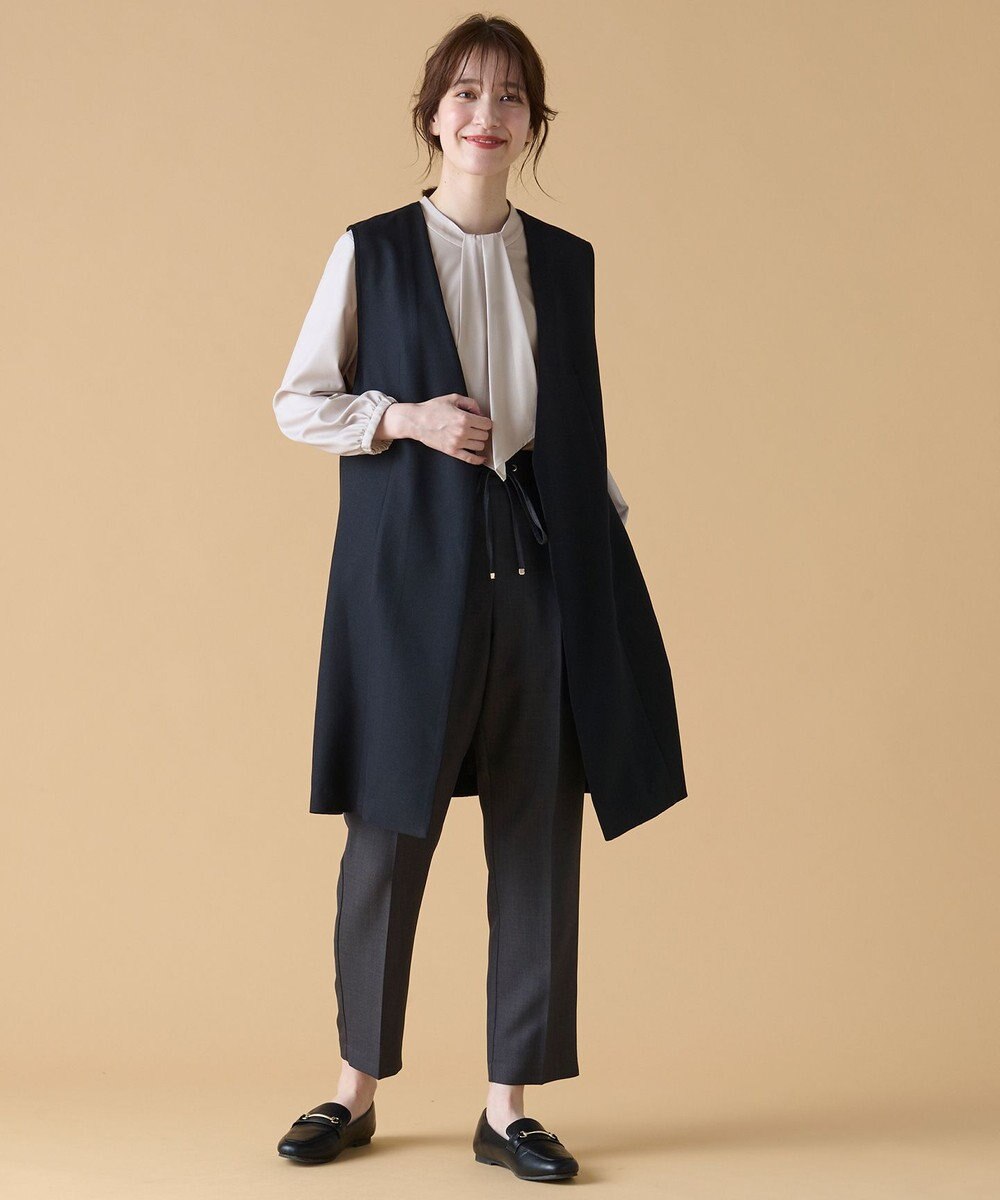 ANY 【洗濯機可能】プリントブラウス 