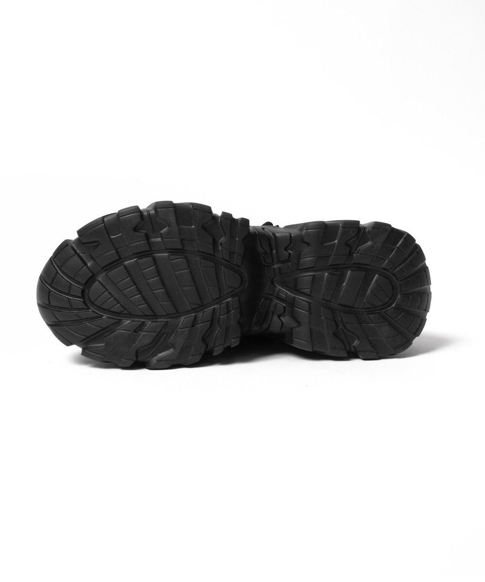 WEGO ダブルリボン厚底ダッドスニーカー 