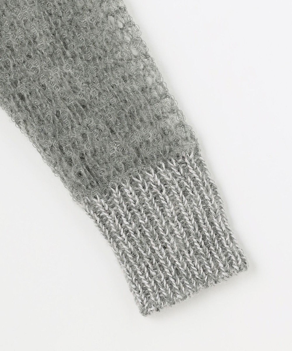 自由区 【カトリエムブーケ】Mohair lumineuxラメプルオーバ ーニット 