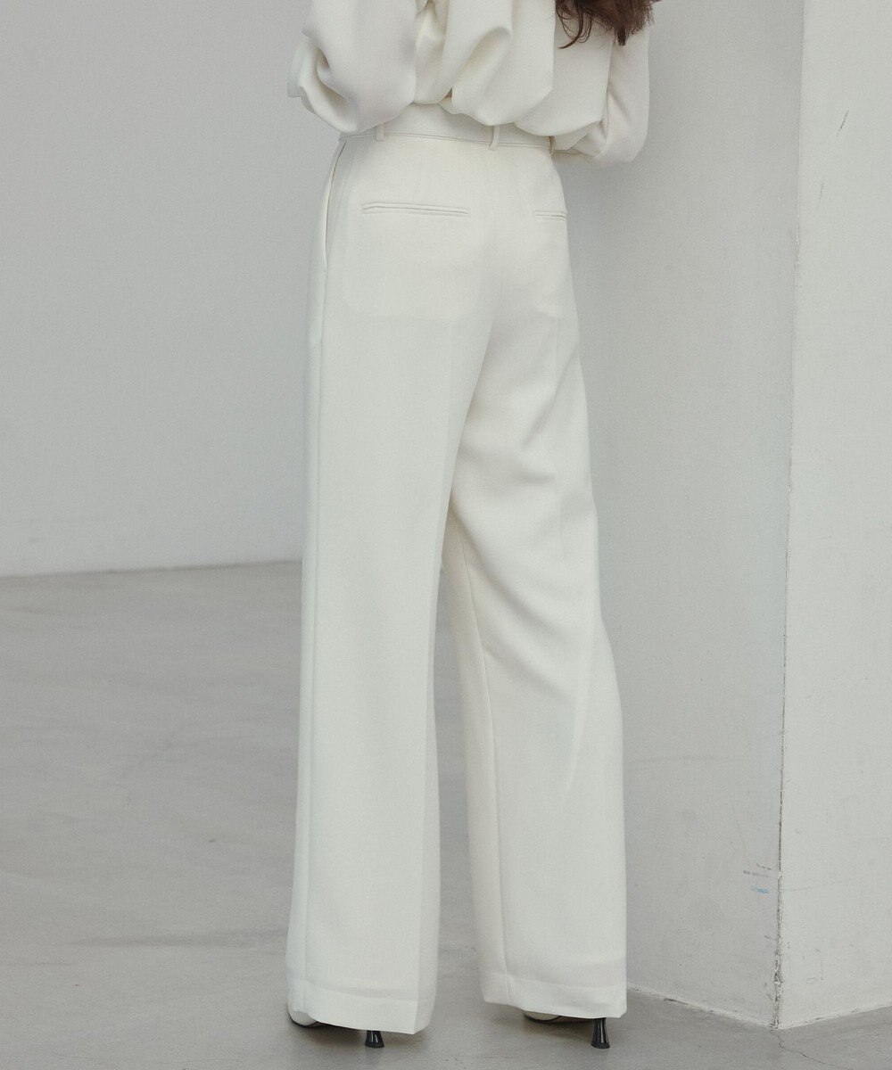 BEIGE， 【洗える・Precious 4月号掲載】JASMINE / ベルト付きワイドストレートパンツ 