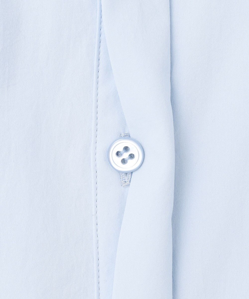 ICB 【接触冷感・UVカット・洗える】ヴィンテージスパンブロード バンドカラーシャツ 