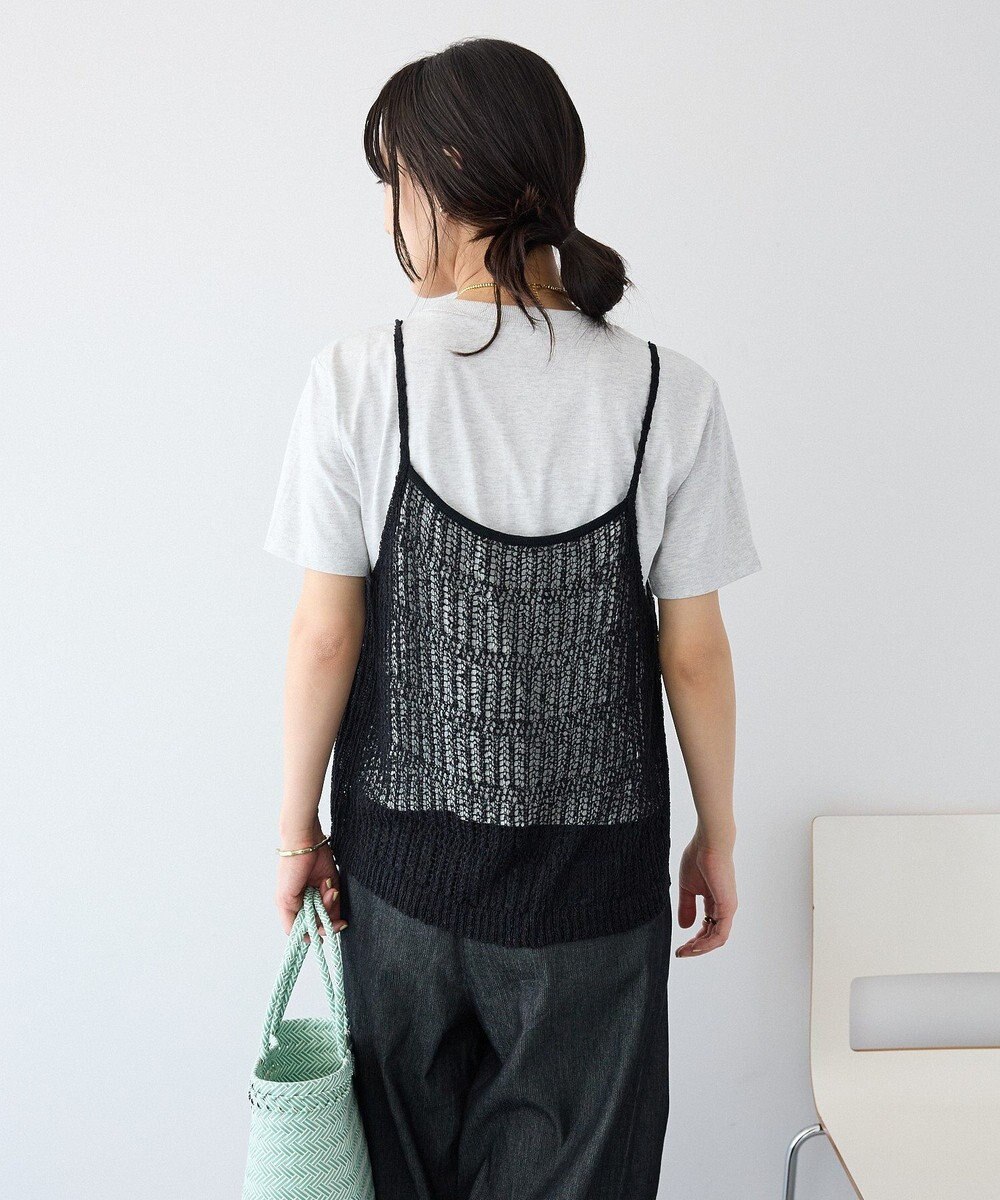 CRAFT STANDARD BOUTIQUE ノットヤーン透かしビスチェ 