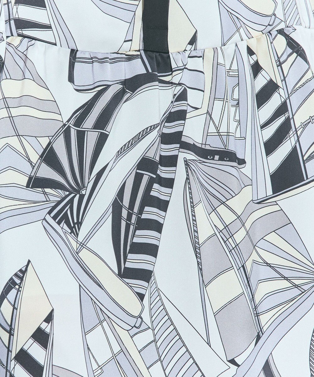 GRACE CONTINENTAL キカヨットプリントワンピース 