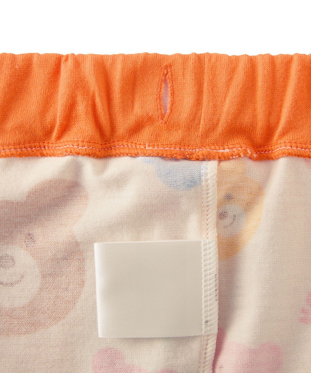 MIKI HOUSE HOT BISCUITS 【80-120cm】カラフルビーンズ 総柄 5分丈パンツ 