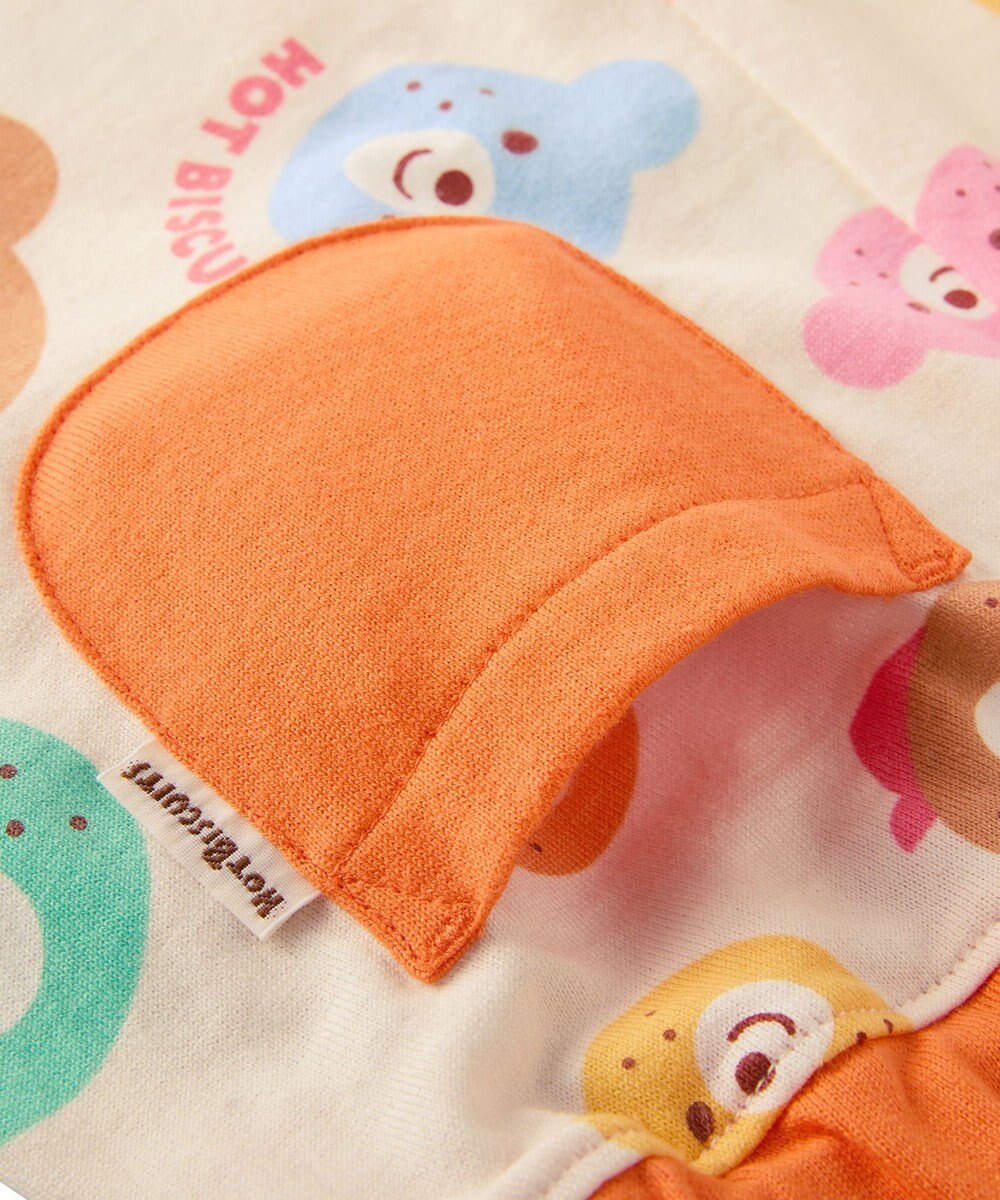 MIKI HOUSE HOT BISCUITS 【80-120cm】カラフルビーンズ 総柄 5分丈パンツ 