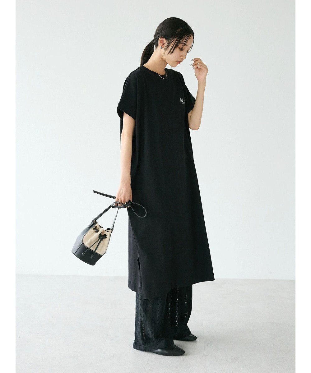 CRAFT STANDARD BOUTIQUE ヴィンテージ風天竺ワンポイントワンピース 