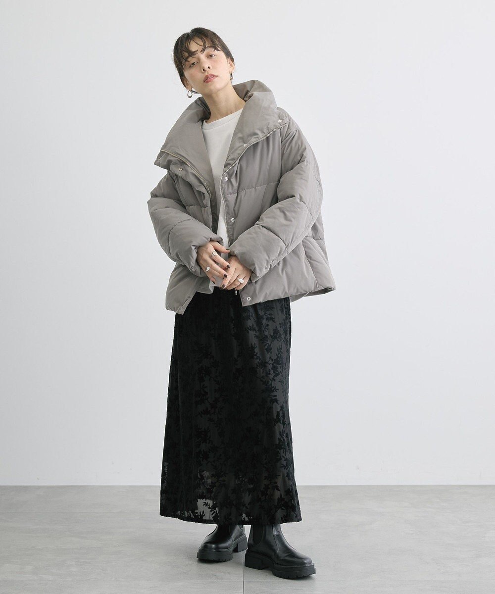 AMERICAN HOLIC リサイクル軽ポカ撥水加工スタンドショートコート 