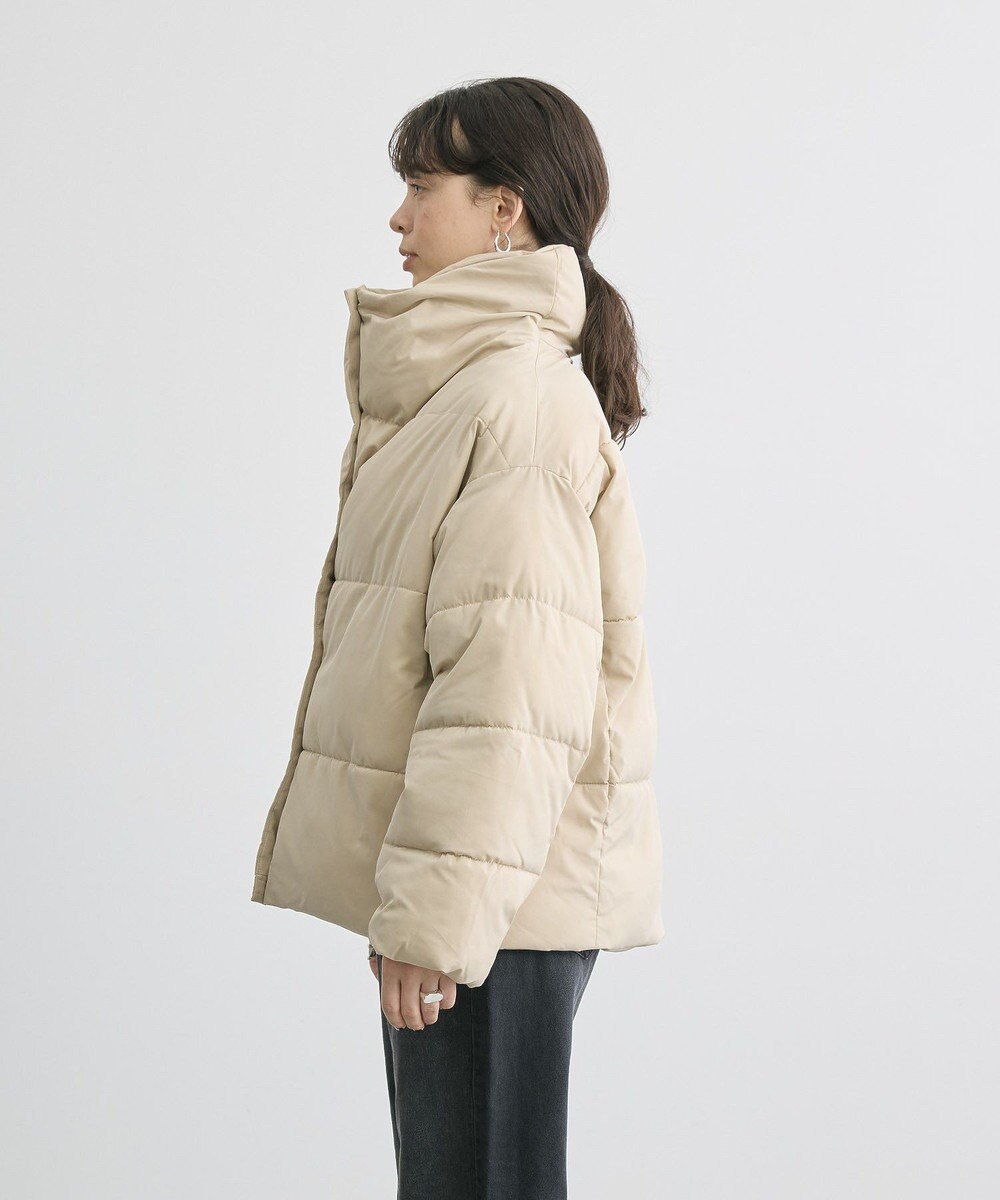 AMERICAN HOLIC リサイクル軽ポカ撥水加工スタンドショートコート 