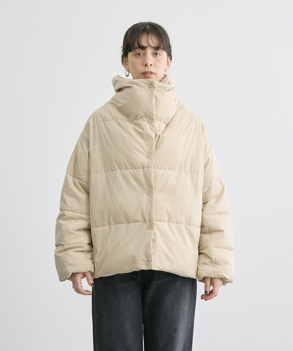 AMERICAN HOLIC リサイクル軽ポカ撥水加工スタンドショートコート 