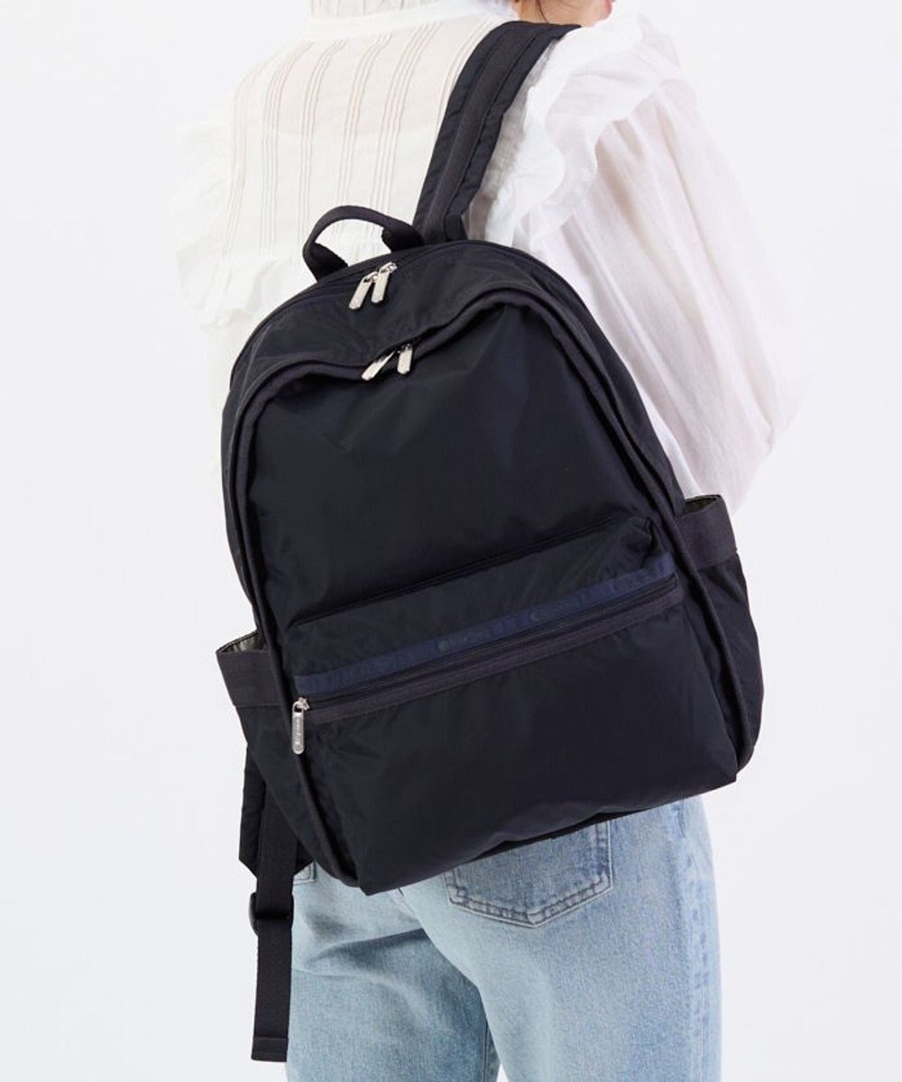 LeSportsac ROUTE BACKPACK/ディープシーブルー 