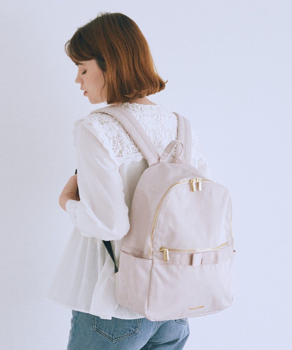 Maison de FLEUR 撥水加工オペラリボンリュック 