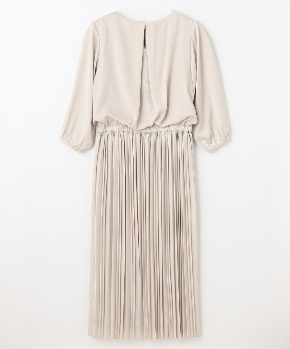 ANY L 【ウエストゴム】プリーツワンピース 