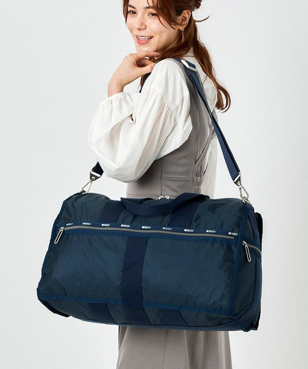 LeSportsac CR LARGE WEEKENDER/ダークブルーC 