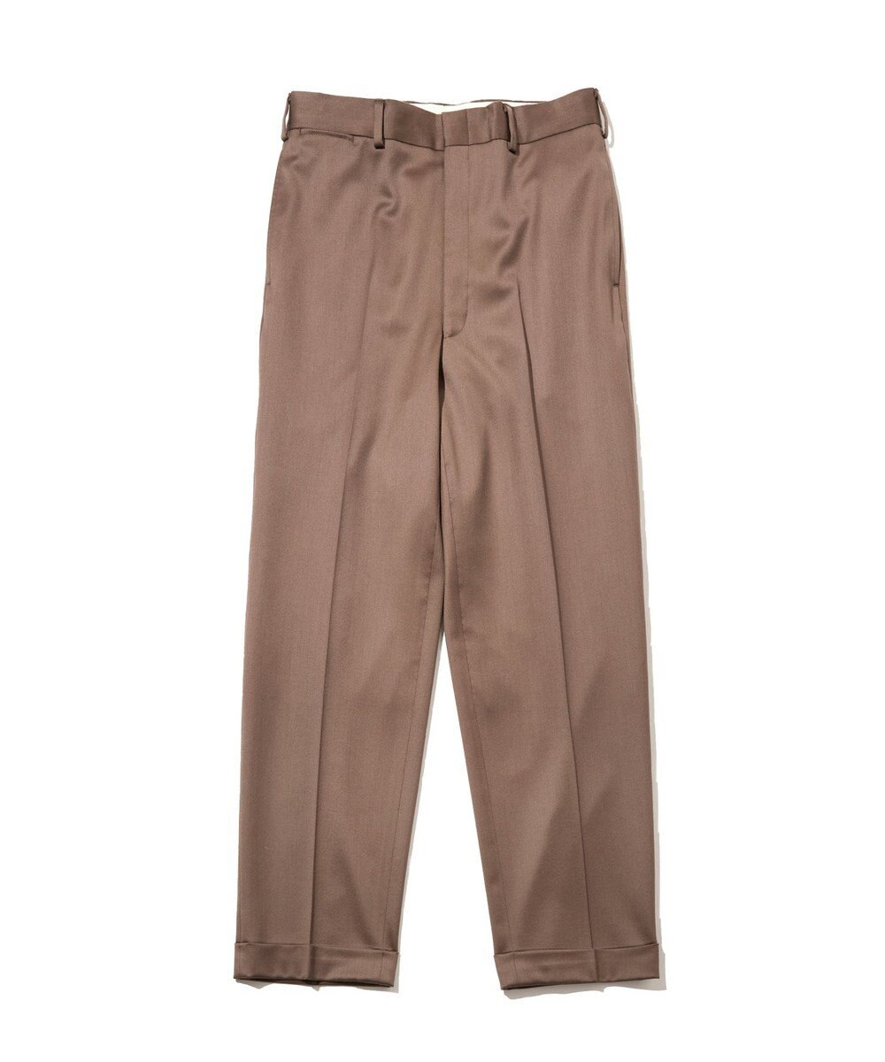 J.PRESS MEN 【J.PRESS ORIGINALS】Wool Satin Stretch New Piped Stem Slacks / Japan Made 