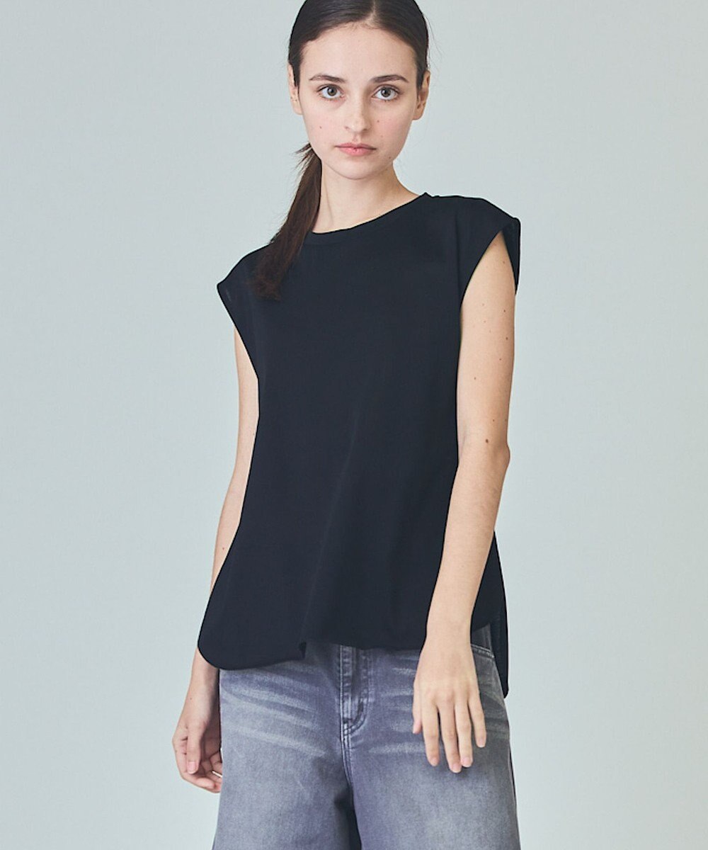 GRACE CONTINENTAL バックロゴ刺繍ノースリーブ 