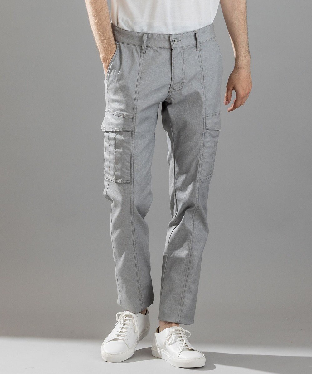 JOSEPH HOMME  新型【抜群のストレッチ性/光沢素材】ハイパワーソフトストレッチ デザインパンツ/ STICK DESIGN 