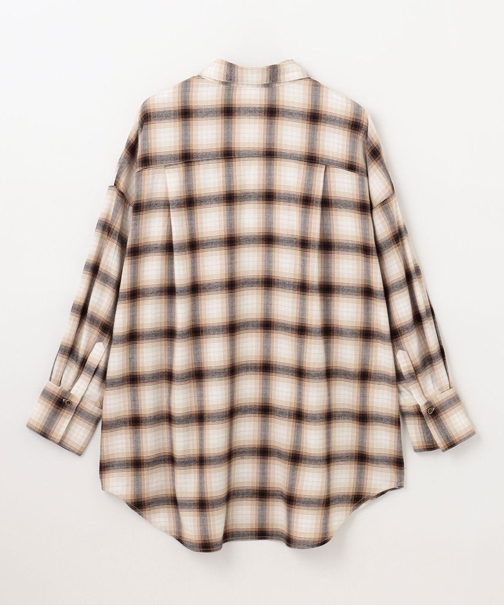ANY オンブレーチェックシャツ 