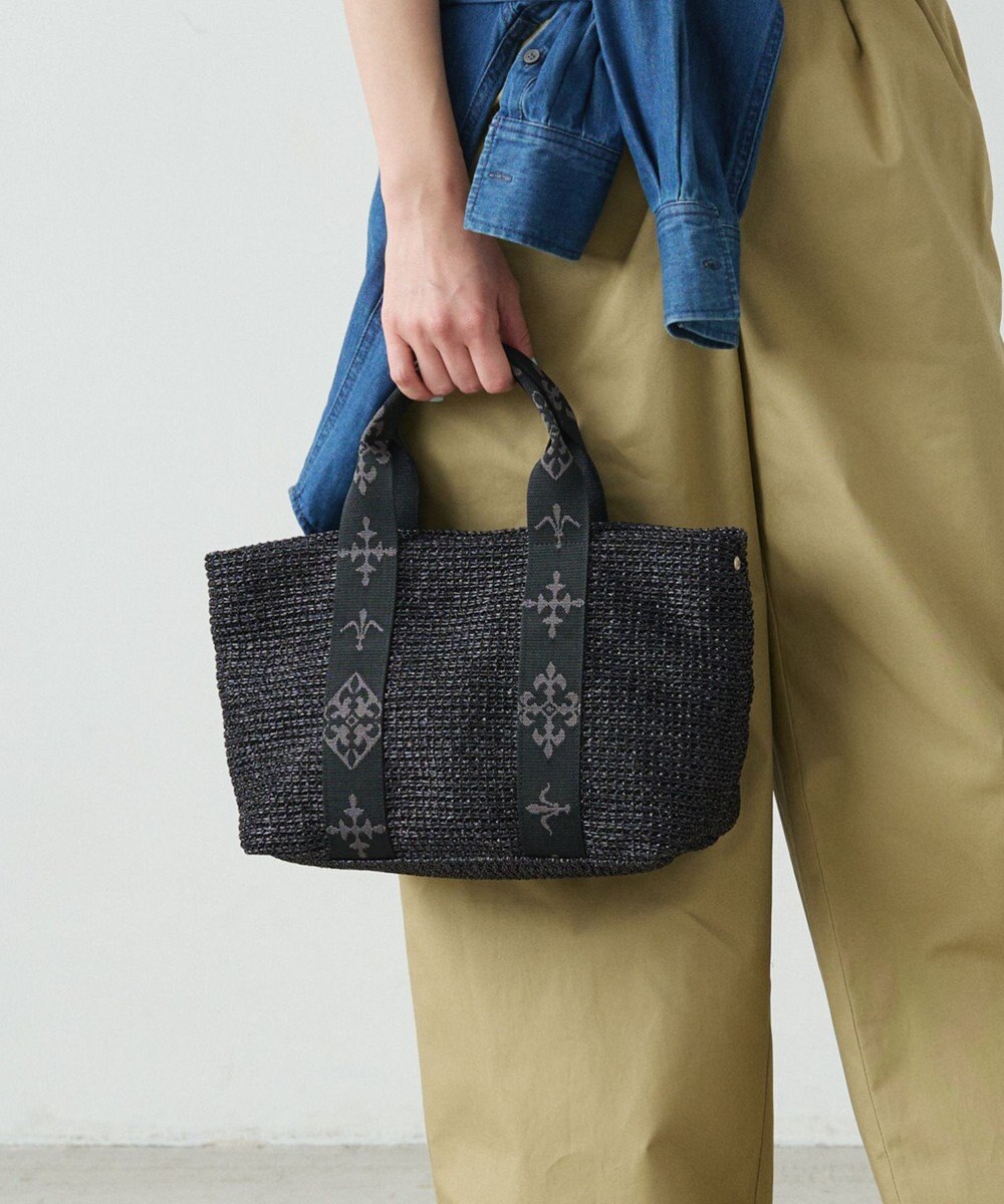 russet ナイロンラフィアデイリーミニトートバッグ(CE-1712) 