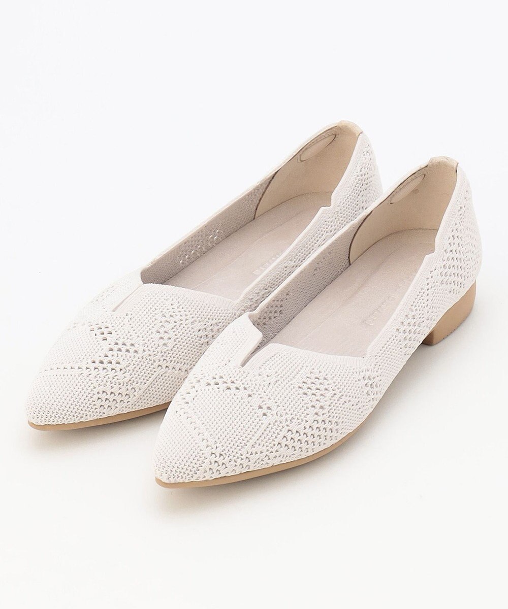 steppi ポインテッド レース パンプス 