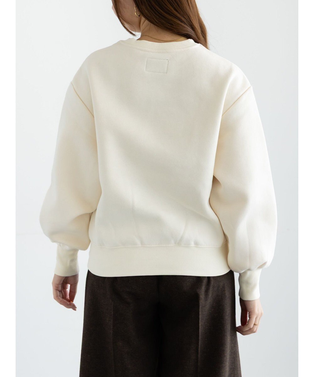 Te chichi ワンポイント刺繍裏起毛プルオーバー 