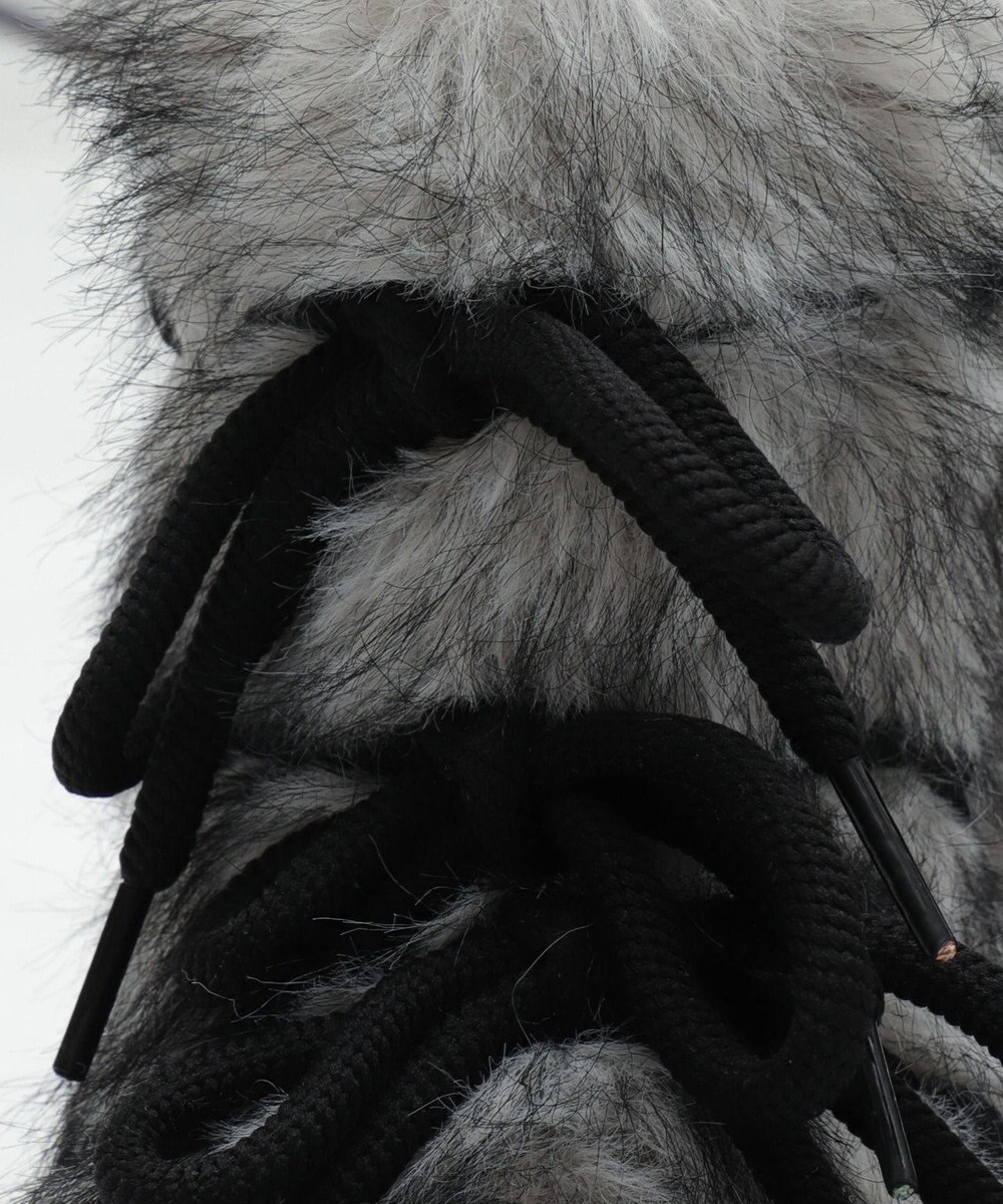 WEGO ボリュームファーレースアップFムートンブーツ 