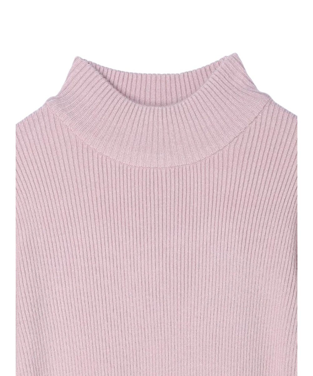 earth music&ecology やわらかタッチハイネックリブプルオーバー 