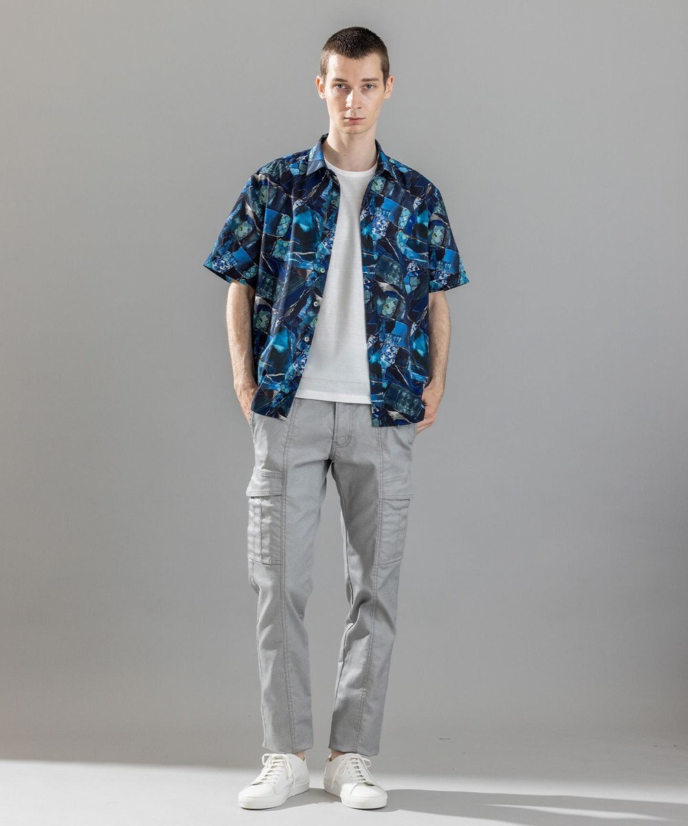 JOSEPH HOMME  新型【抜群のストレッチ性/光沢素材】ハイパワーソフトストレッチ デザインパンツ/ STICK DESIGN 