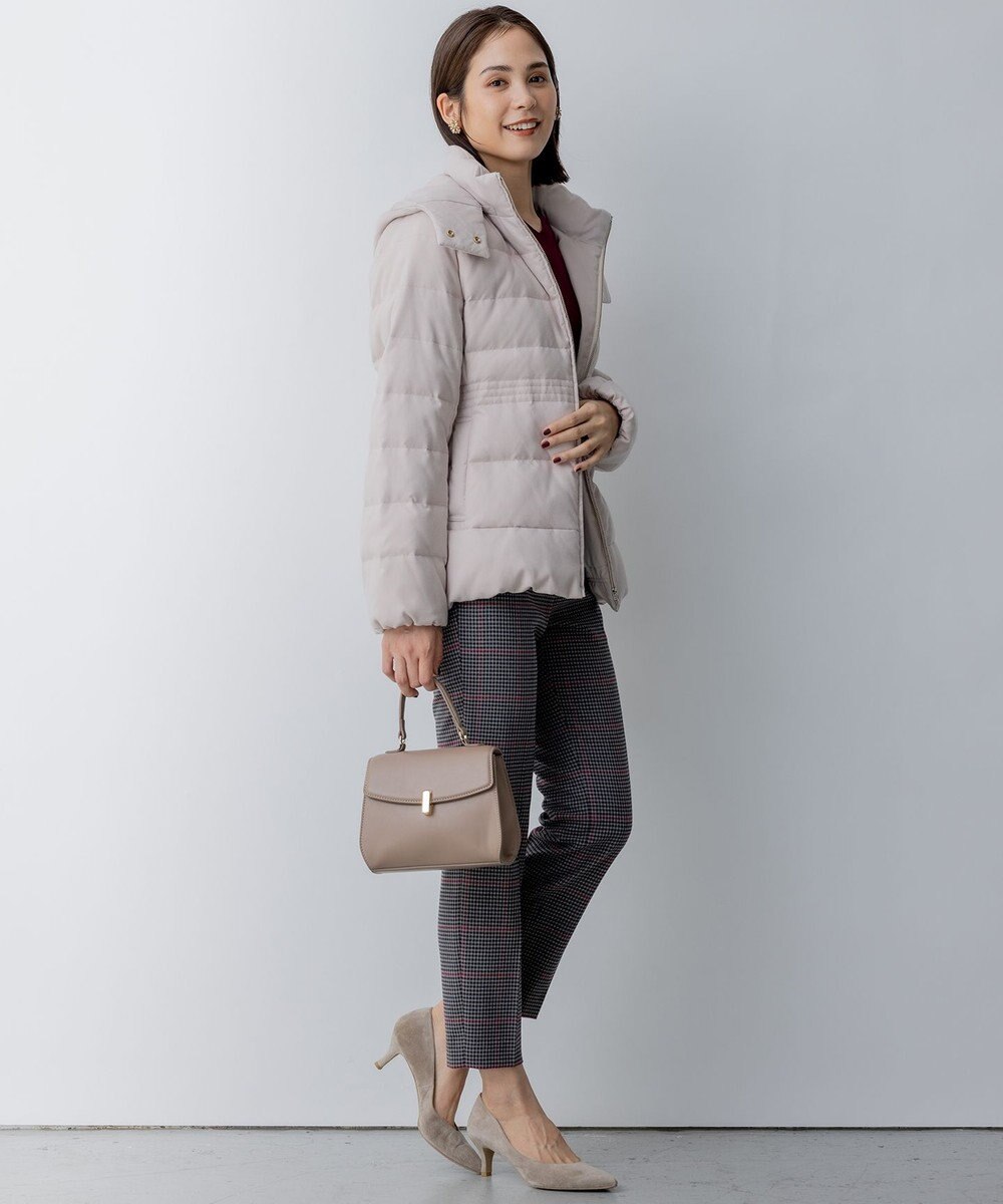 組曲 L 【洗える・2WAY】ライトタフタショートダウン 