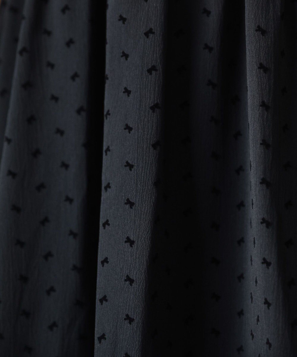 Green Parks ■ＥＳＣＡＲ　リボンｐｔフリルネックワンピース 