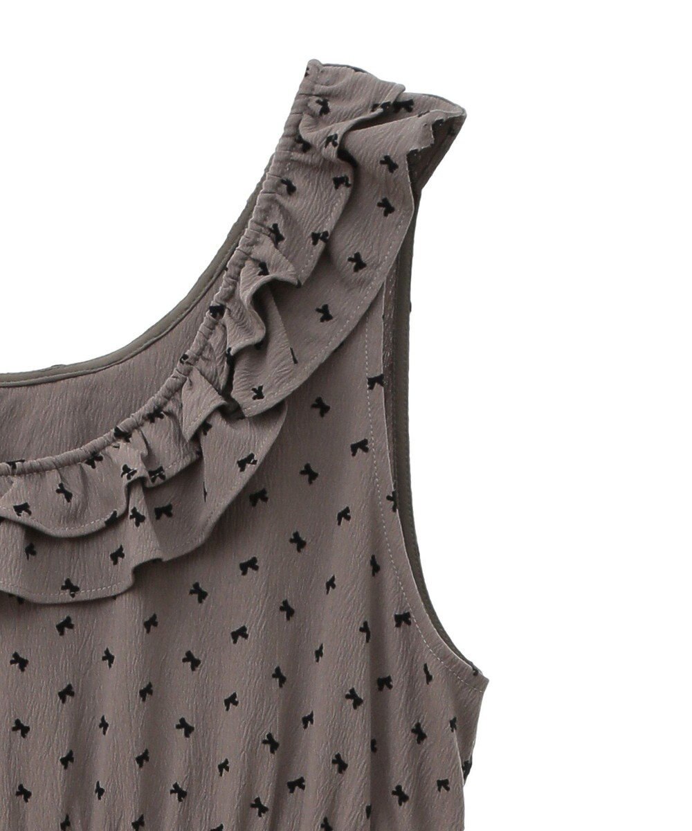 Green Parks ■ＥＳＣＡＲ　リボンｐｔフリルネックワンピース 