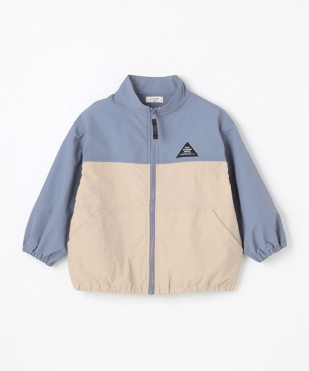 ANY KIDS スタンドカラー ウインドブレーカー 