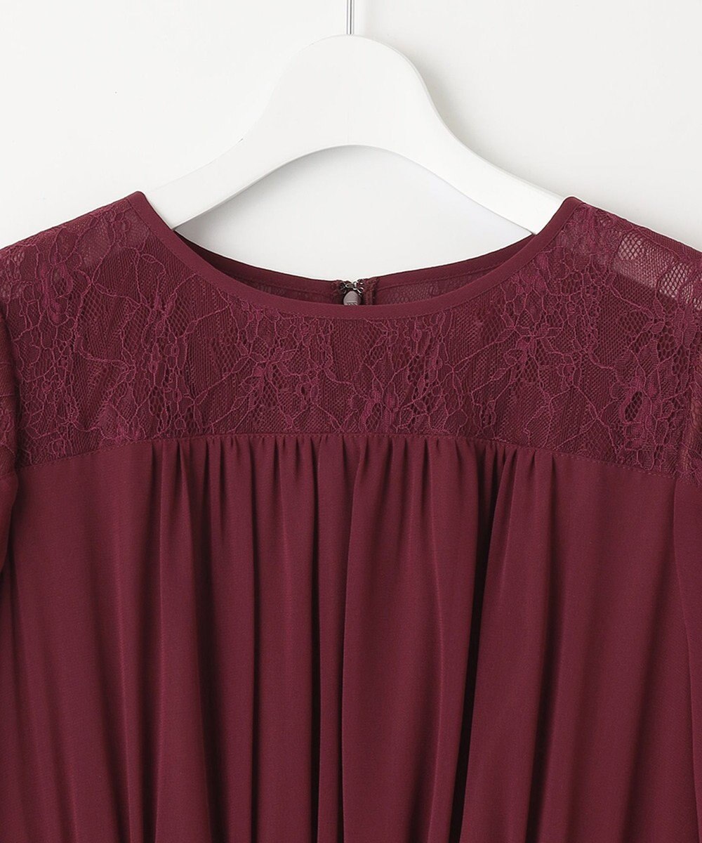 自由区 【WEB限定】シフォンレースコンビネーション ドレス 