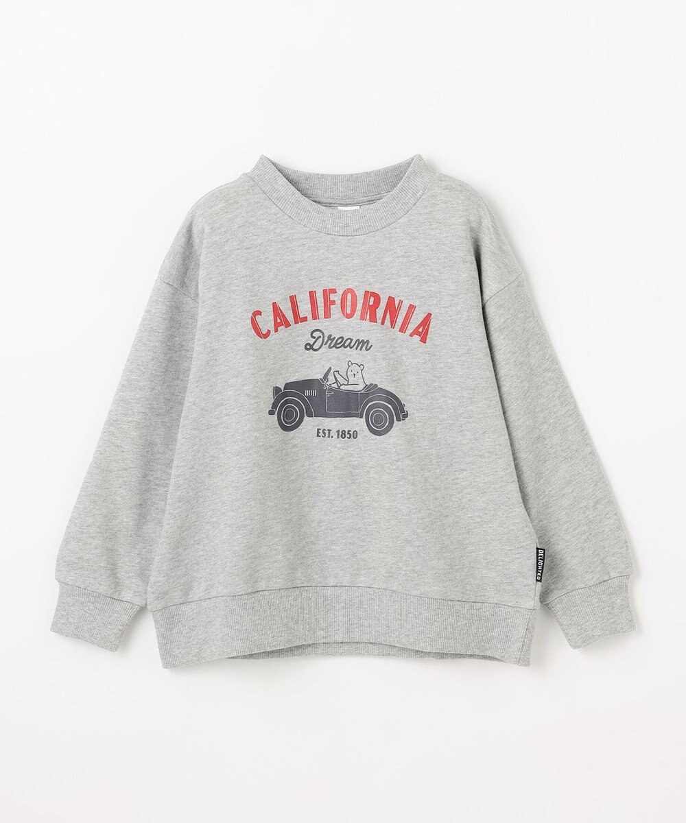 ANY KIDS アニマルプリント 裏毛トレーナー 