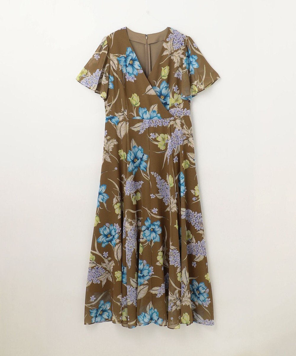 GRACE CONTINENTAL ミモザプリントワンピース 