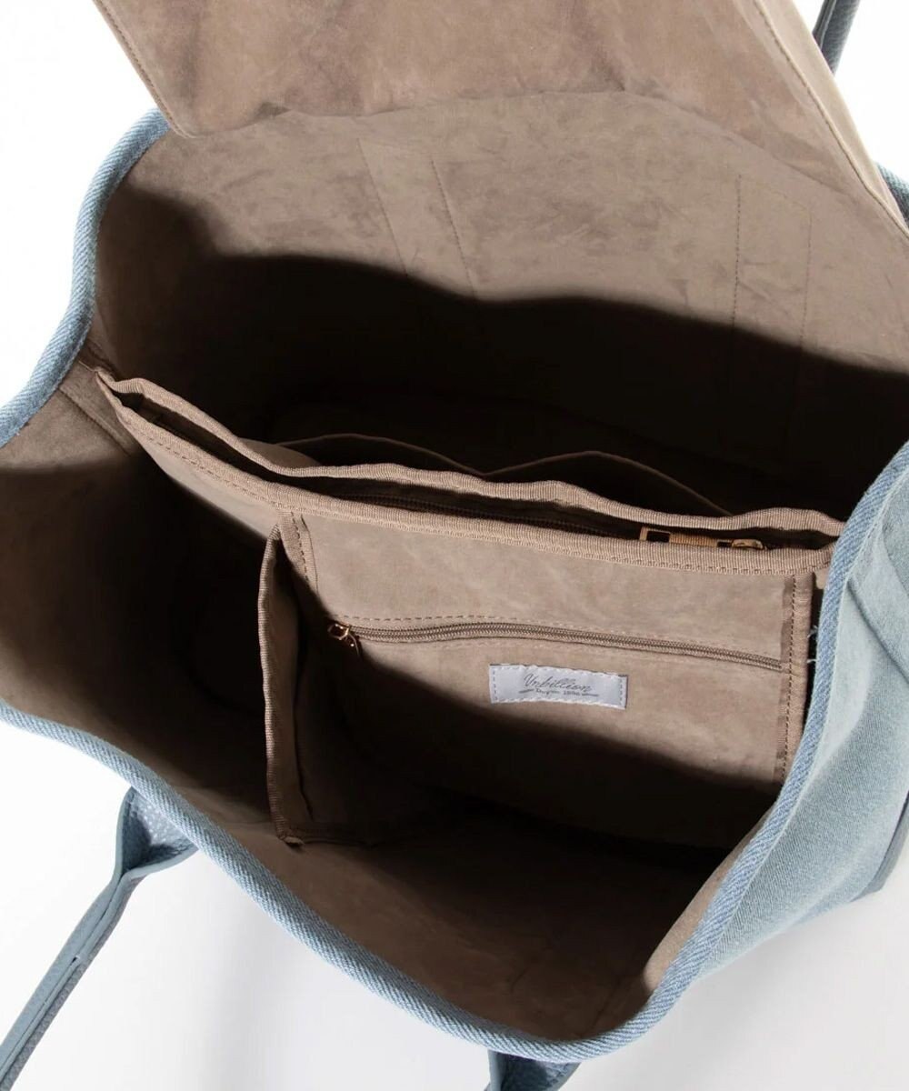 UNBILLION cachecache パーテーションキャンバストートバッグL 