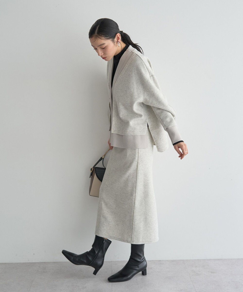 YECCA VECCA メルトンナロースカート 