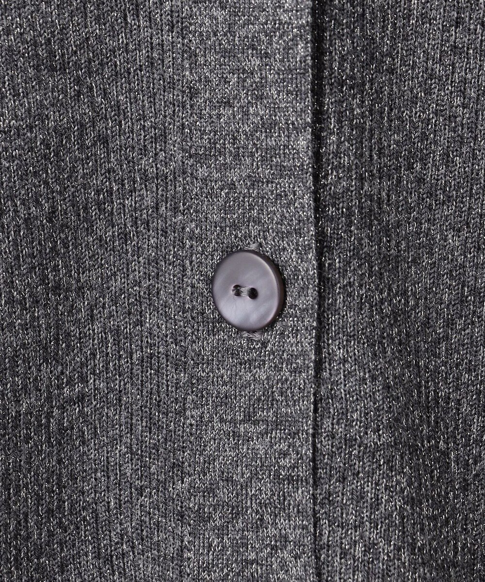 ICB L 【洗える】 エクストラファインメリノリブ Vネックカーディガン 