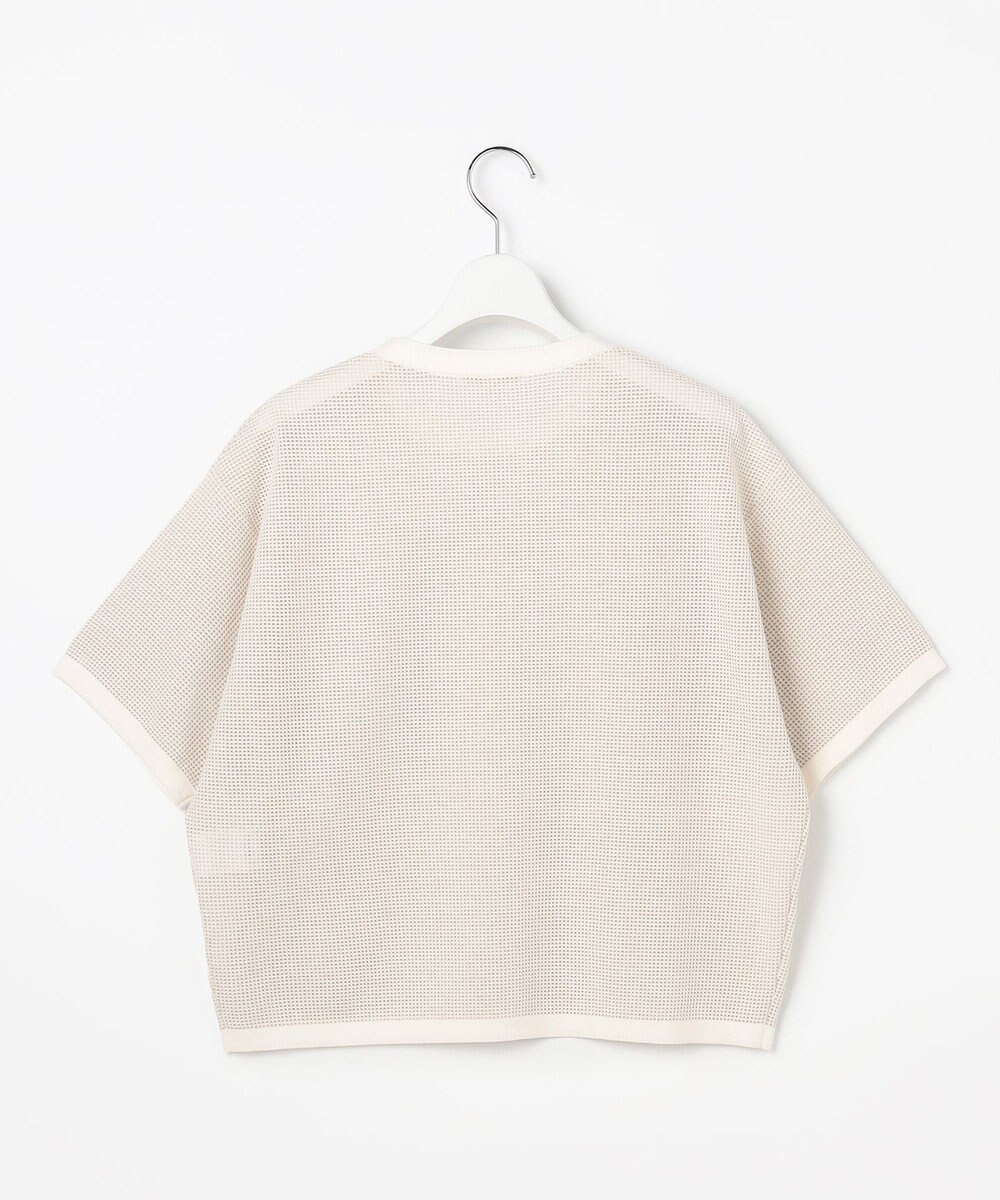 自由区 シアーメッシュニット Tシャツ 