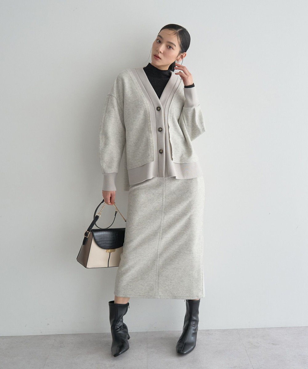 YECCA VECCA メルトンナロースカート 