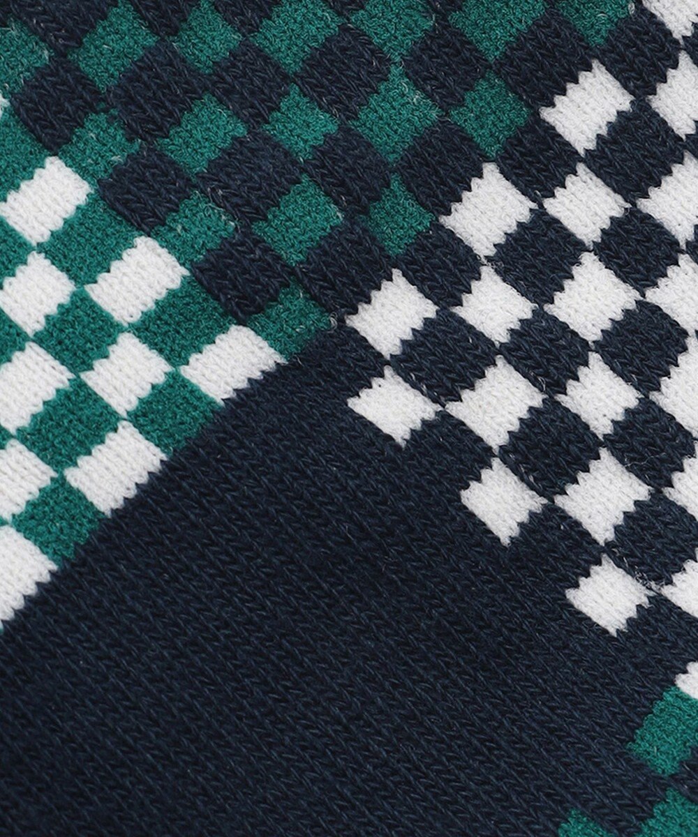 23区GOLF 【MEN】チェック柄 ハーフソックス 