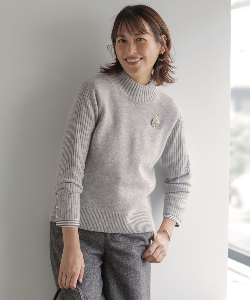 J.PRESS LADIES CASHBIT NEO ハイネック ニット 