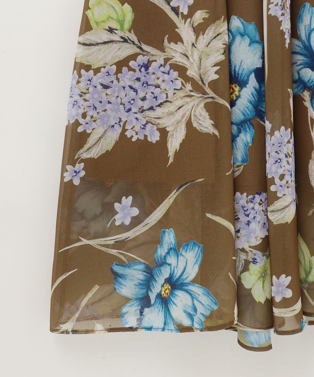 GRACE CONTINENTAL ミモザプリントワンピース 