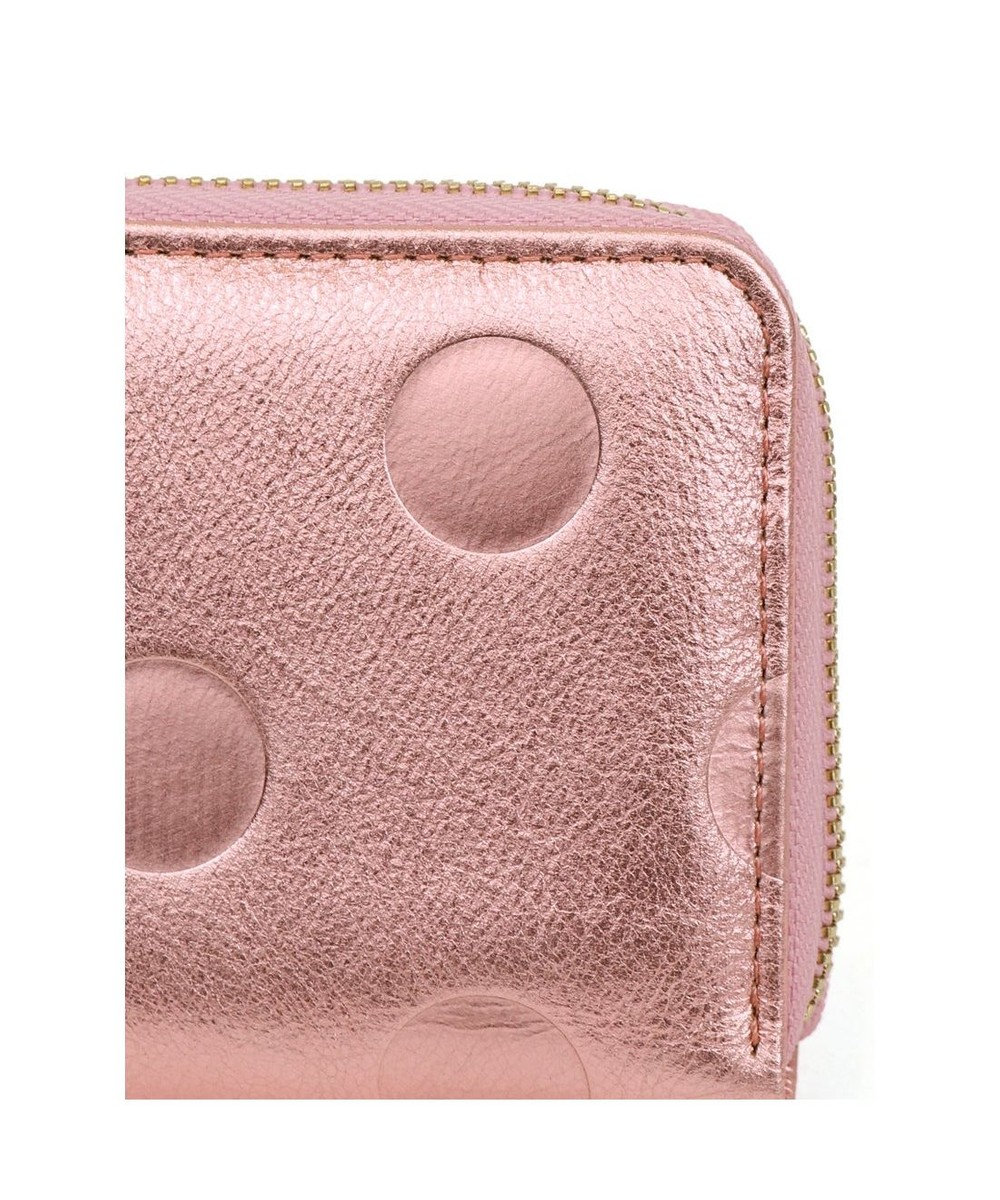 UNBILLION ペルケ perche / ドット型押し・ジャバラカードウォレット 