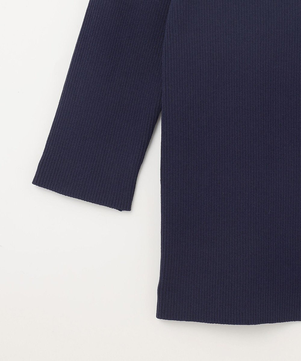 GRACE CONTINENTAL メタル釦リブニットトップ 