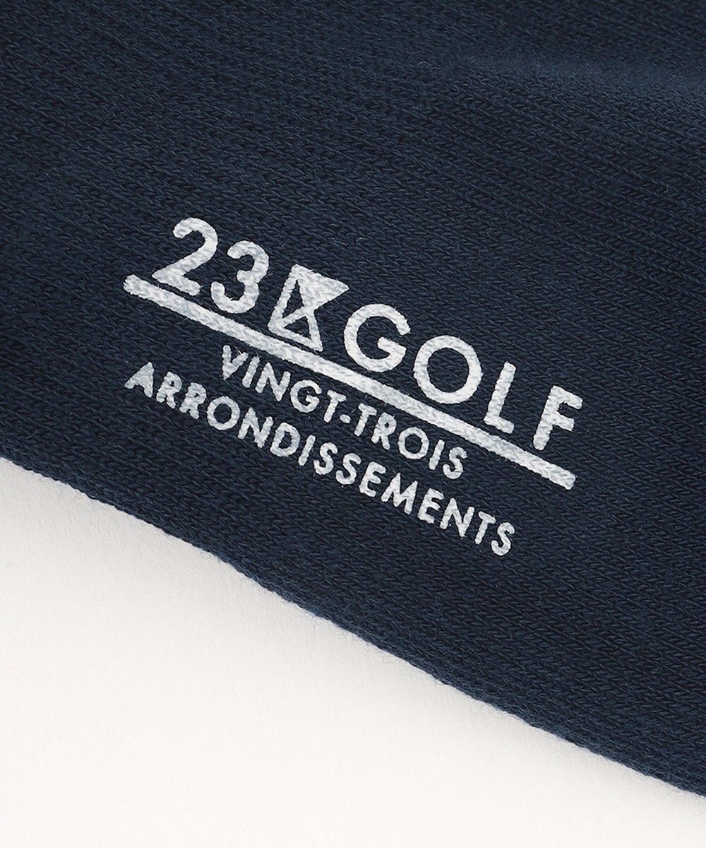 23区GOLF 【MEN】チェック柄 ハーフソックス 