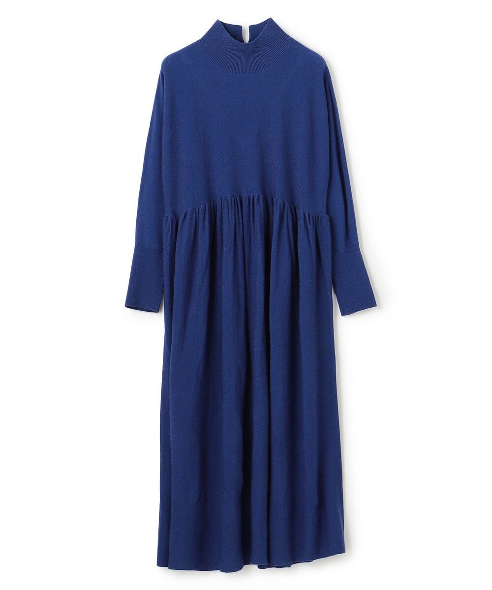 UNFILO ハイネックギャザーワンピース 