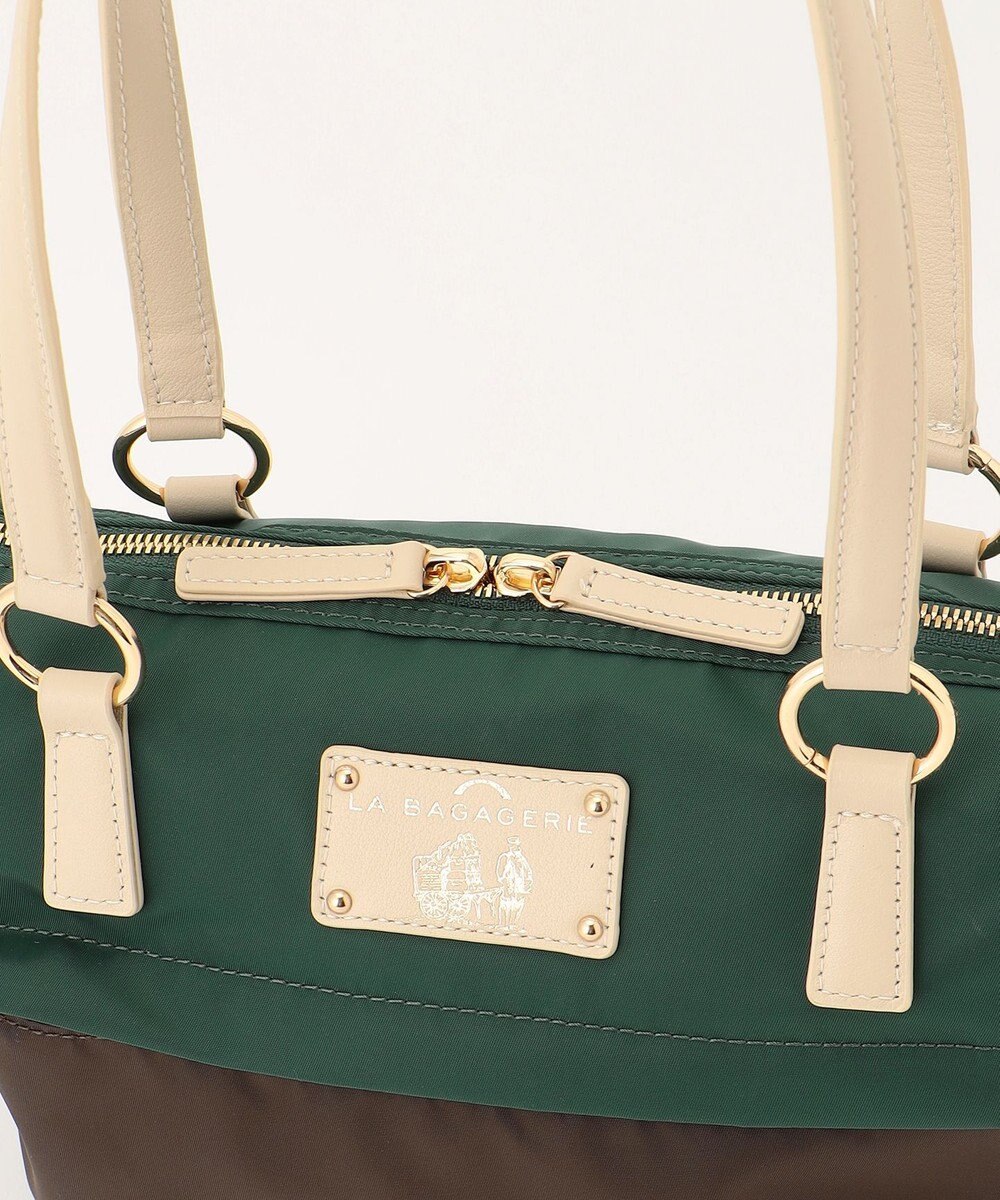 LA BAGAGERIE ウォータープルーフナイロン　2WAYハンドバッグ 