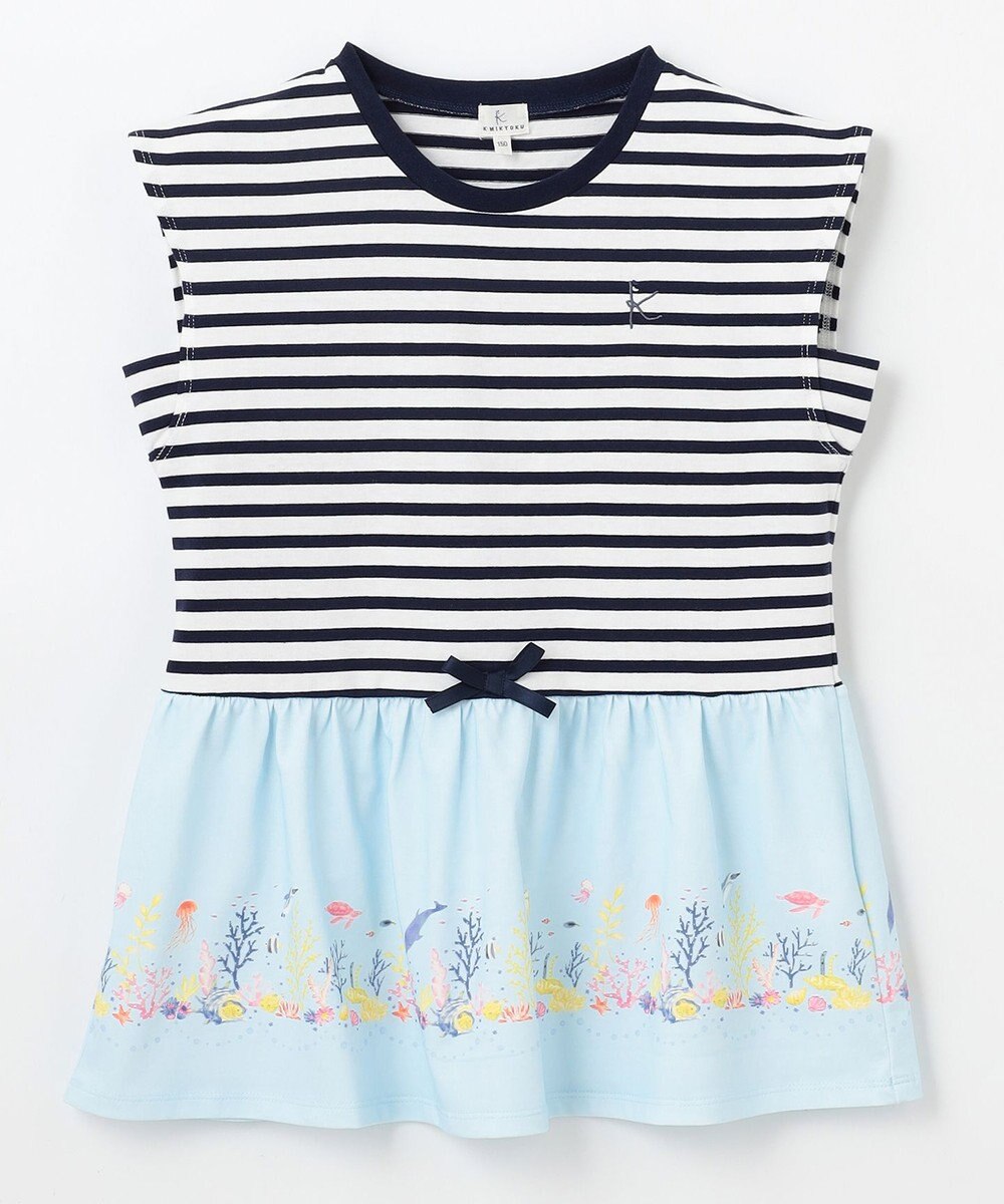 組曲 KIDS 【150-160㎝】ENOSUI Border Tシャツ 