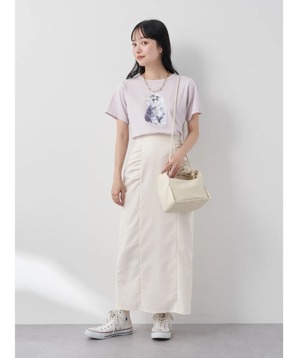 earth music&ecology ギャザーナロースカート 